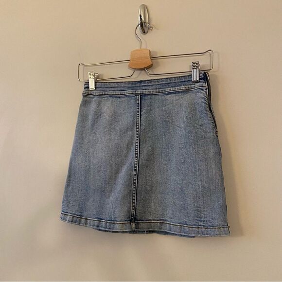 Aritzia-Wilfred Free Donyale Denim Mini Skirt - Picture 6 of 11